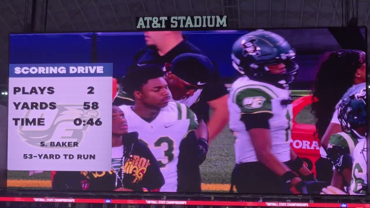 Sarod Baker TD run vs C.E. King State Championship 2025