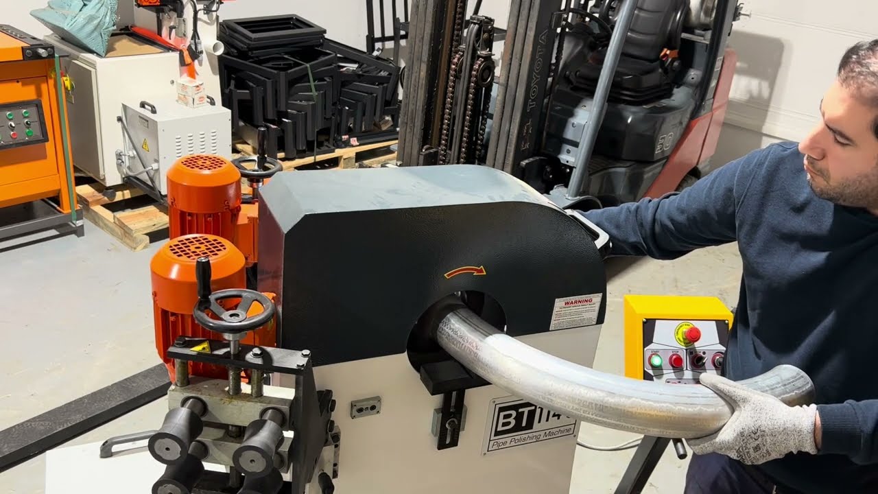 Sahinler BT 114-S Pipe Polishing Machine