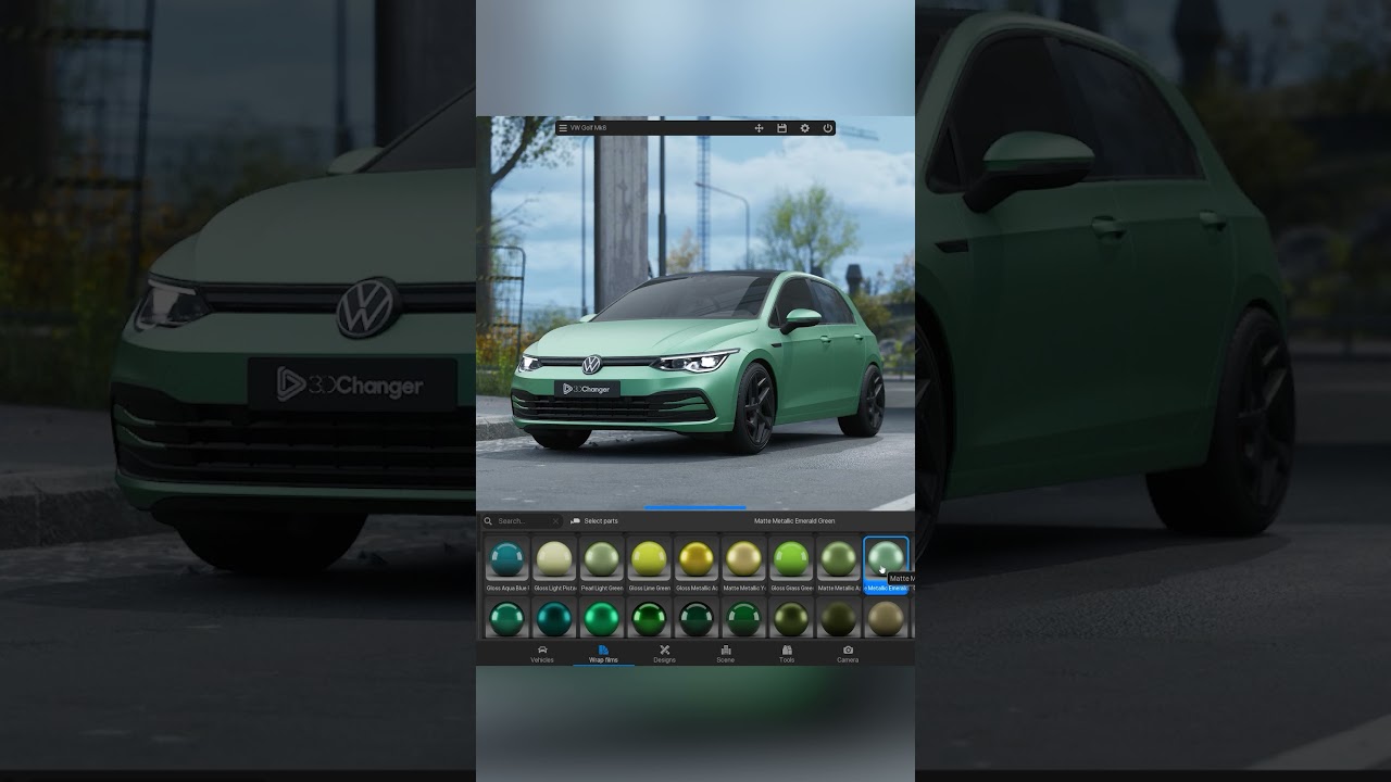 ⚡ Comics Car Wrap Design in 3D Changer  #carwrapping