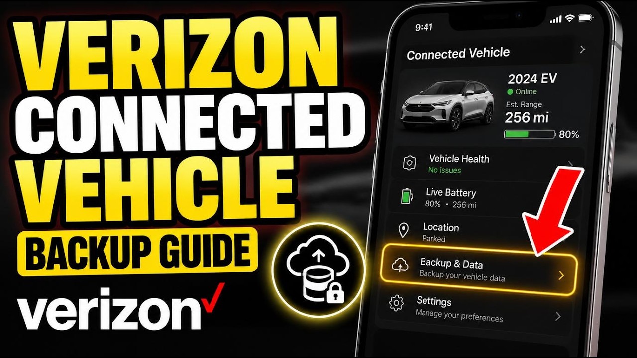 How to backup Verizon Connected Vehicle data for EV tracking - Complete Guide