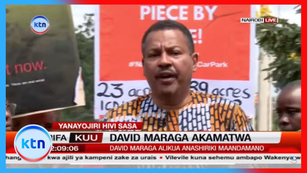 David Maraga akamatwa na maafisa wa polisi alipokuwa akishiriki maandamano