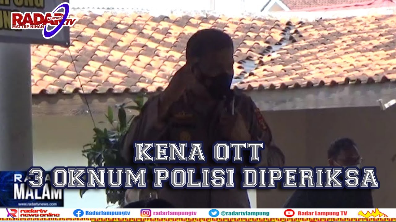 OTT DI POLRESTA BANDAR LAMPUNG: 3 Oknum Polisi 1 PHL Cetak SIM Malam Hari