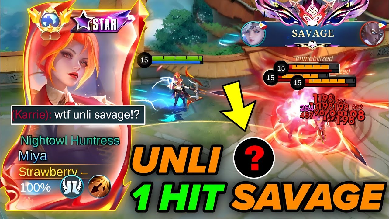 MIYA UNLI 1 HIT SAVAGE TUTORIAL BUILD 2026! (100% AUTO KILL💀) Miya Best Build & Emblem 2026!! - MLBB