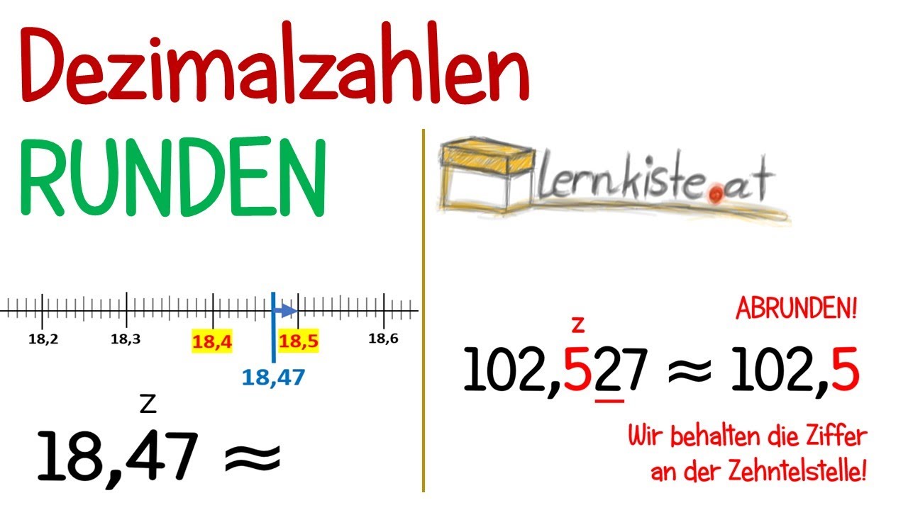 Dezimalzahlen runden
