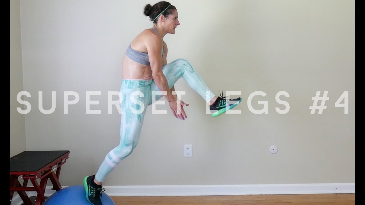 Superset Legs #4 and Tabata HIIT