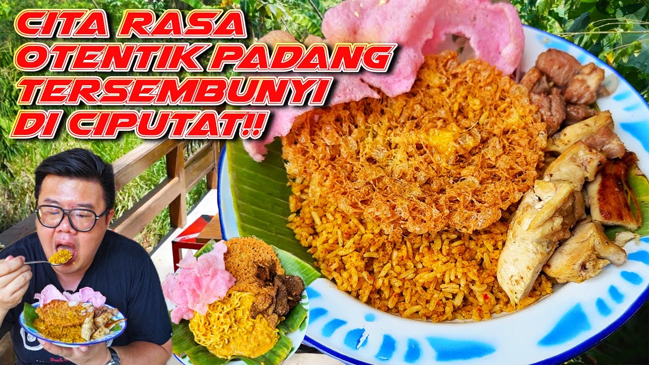 HIDDEN GEM BENERAN!! NASI GORENG PADANG ENAK TERSEMBUNYI DI PINGGIR JURANG... TEMPATNYA SUPER ADEM
