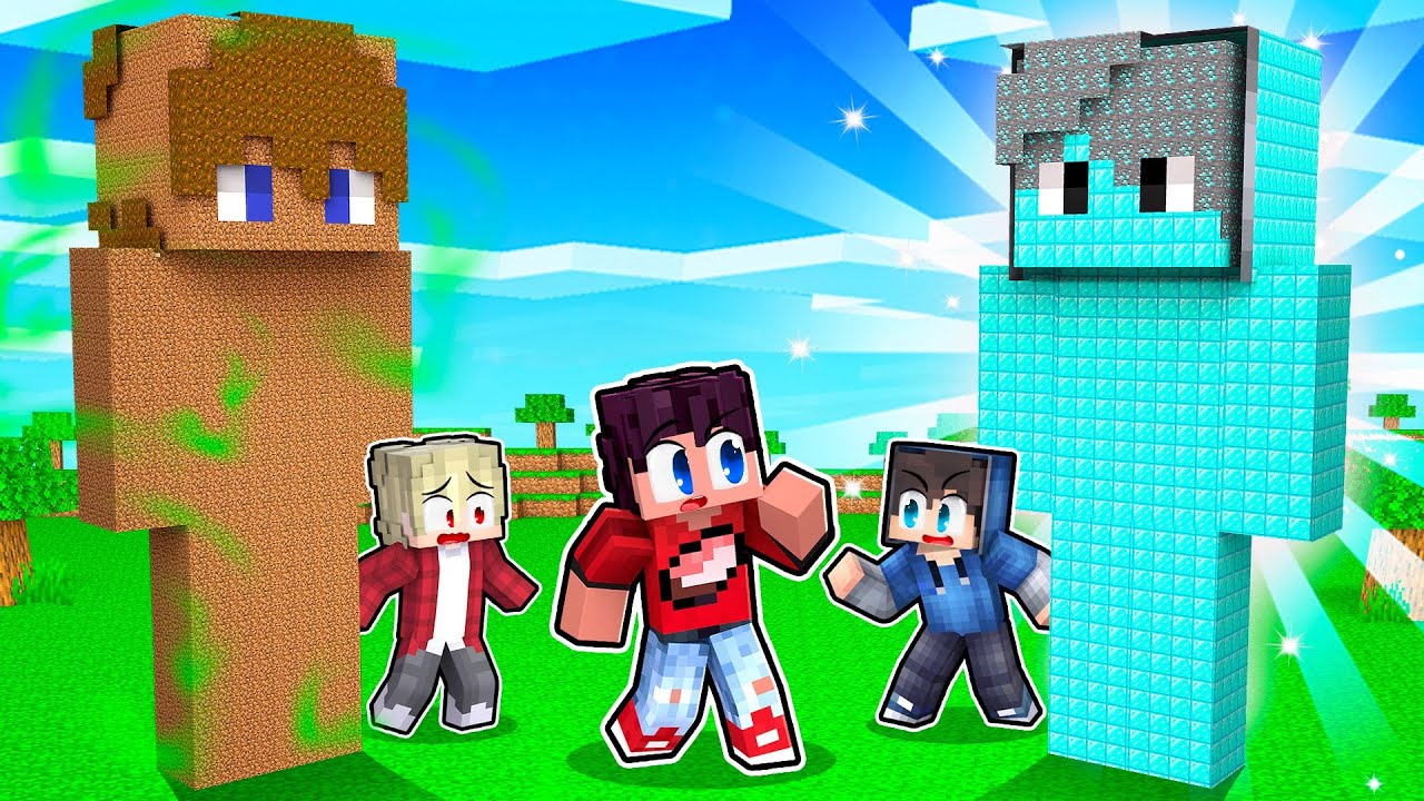 CHUDÝ vs BOHATÝ: Kdo postaví lepší Minecraft Sochu?