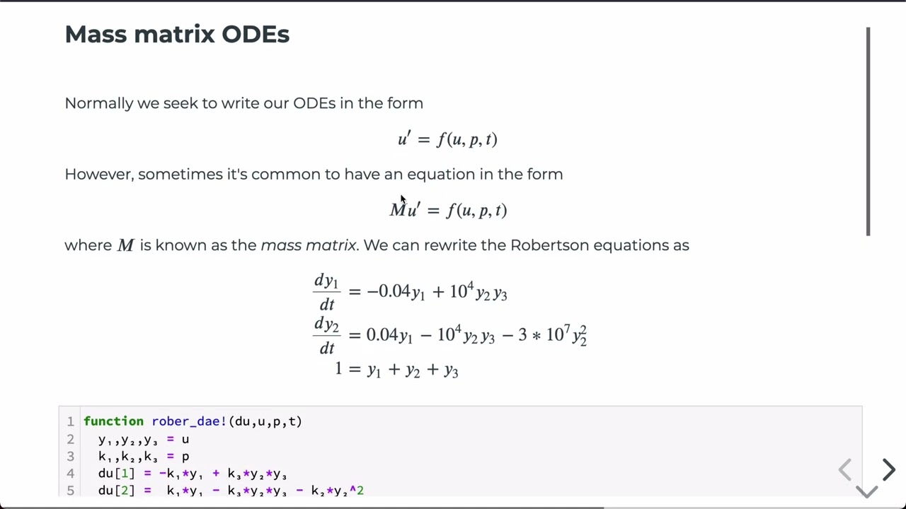 Solving Differential Equations in Julia w/ DifferentialEquations.jl