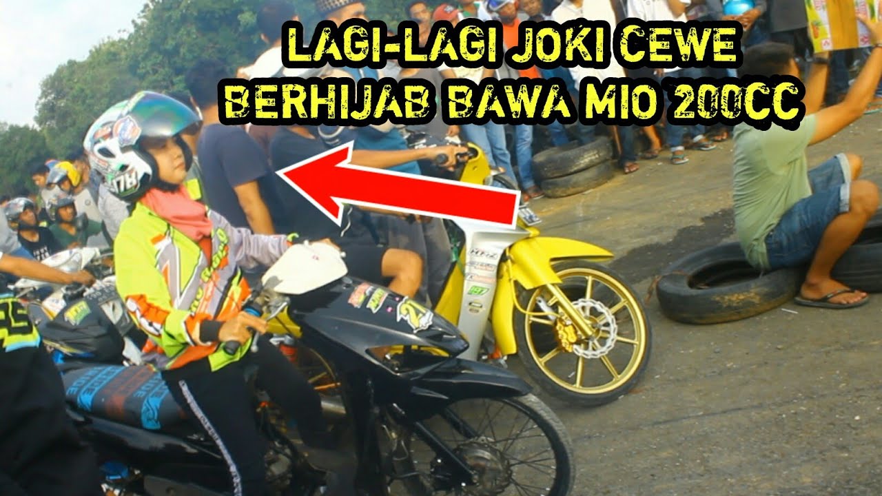 LAGI-LAGI JOKI CEWE BERHIJAB IKUT BALAP LIAR