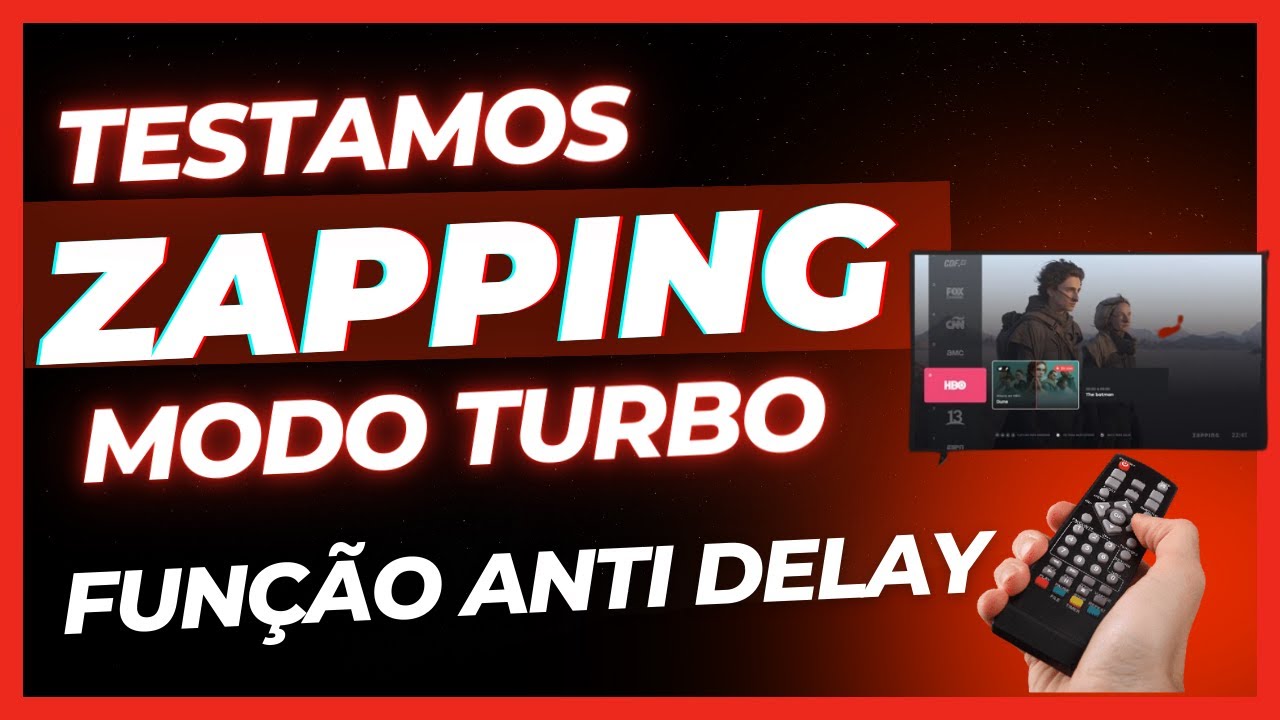NOVO SERVI&Ccedil;O ZAPPING TESTAMOS O MODO TURBO QUE DIMINUI O DELAY | VEJA OS RESULTADOS
