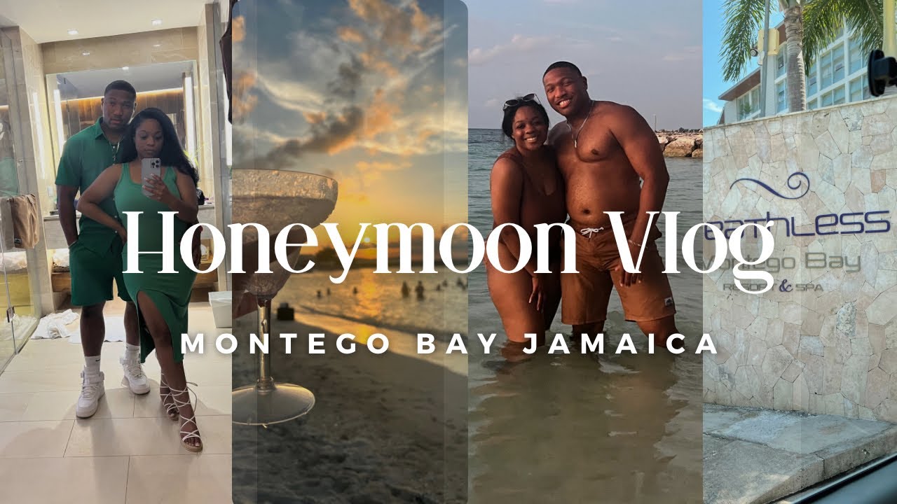 TRAVEL VLOG | HONEYMOON IN MONTEGO BAY, JAMAICA + BREATHLESS RESORT ROOM TOUR + BAMBOO RAFTING