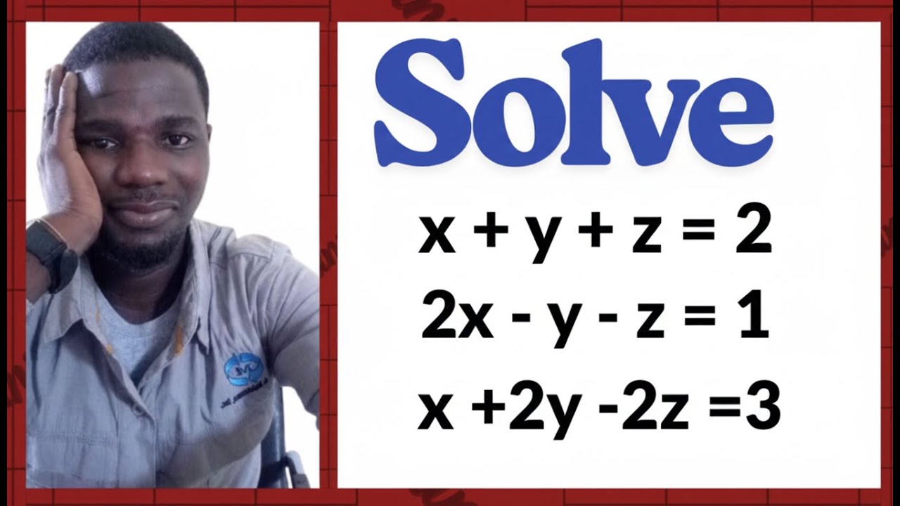 2 Amazing Methods of Solving 3-variable Simultaneous Linear Equations