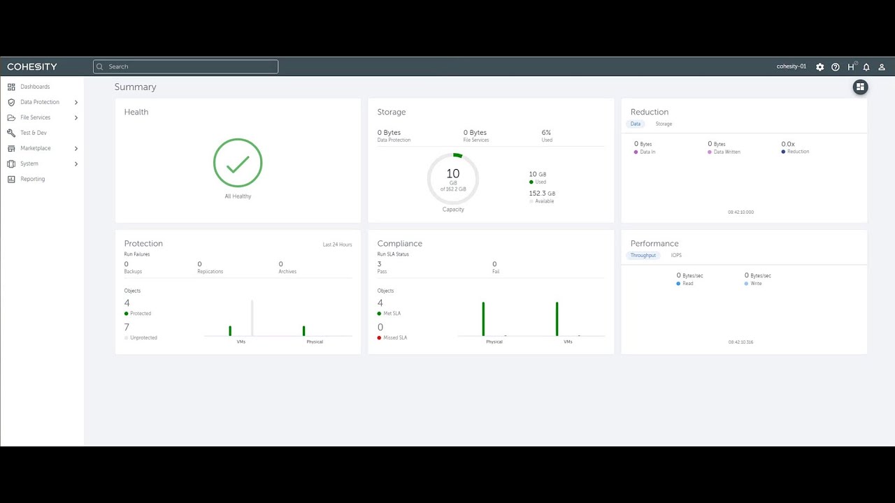 Cohesity Data Protection Demo (Short)