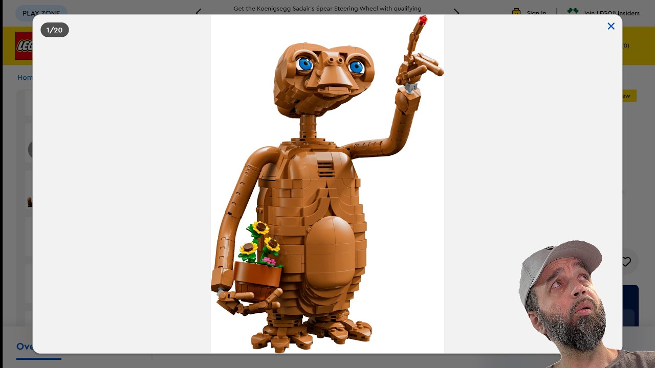 LEGO Ideas E.T. the Extra Terrestrial ujawniony: 140 USD, 9,5