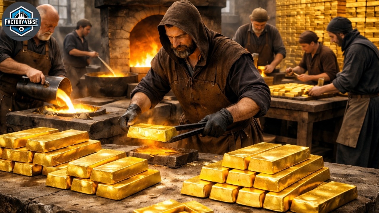 Inside Medieval Gold Refining: The Secret Process Behind a King’s Treasure