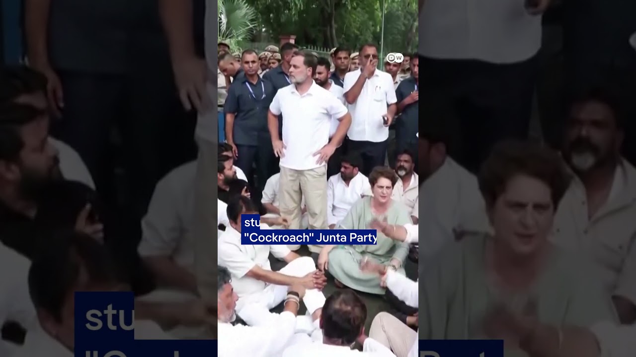 Opposition leader Gandhi detained after calling for Indian PM's resignation | DW News