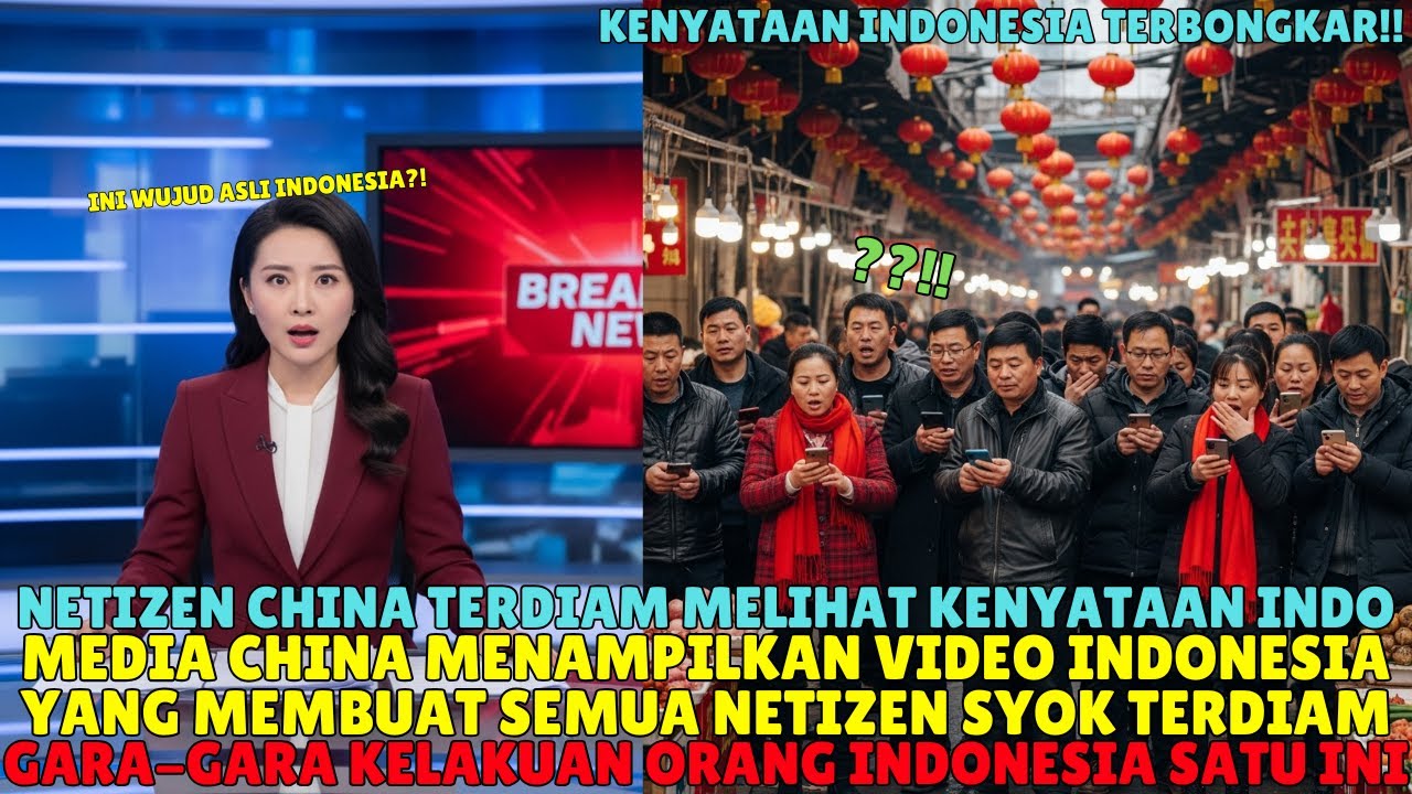 MEDIA TIONGKOK TAMPILKAN VIDEO 2 MENIT TENTANG INDONESIA YANG MENGEJUTKAN NETIZEN!