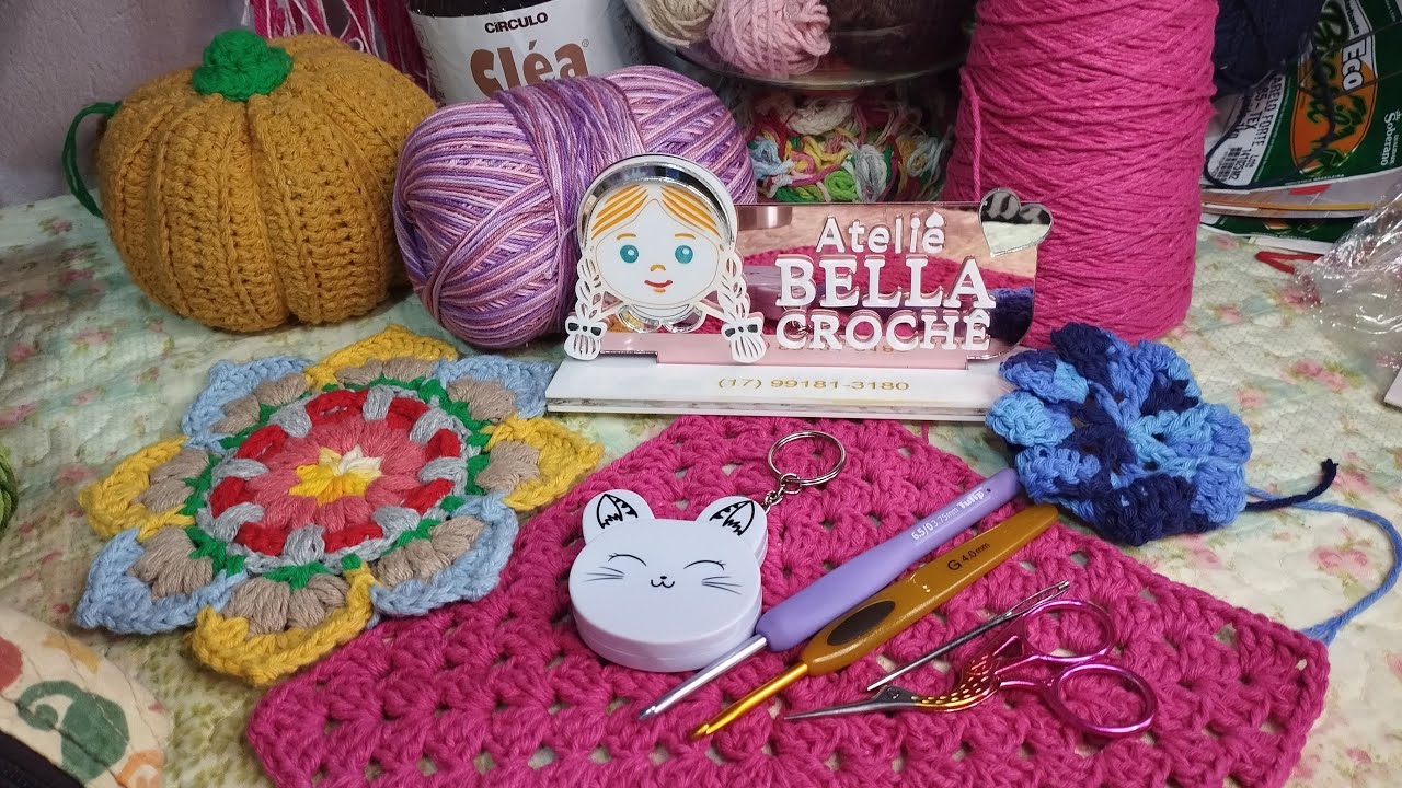Ateliê Bella Crochê 🩷está ao vivo