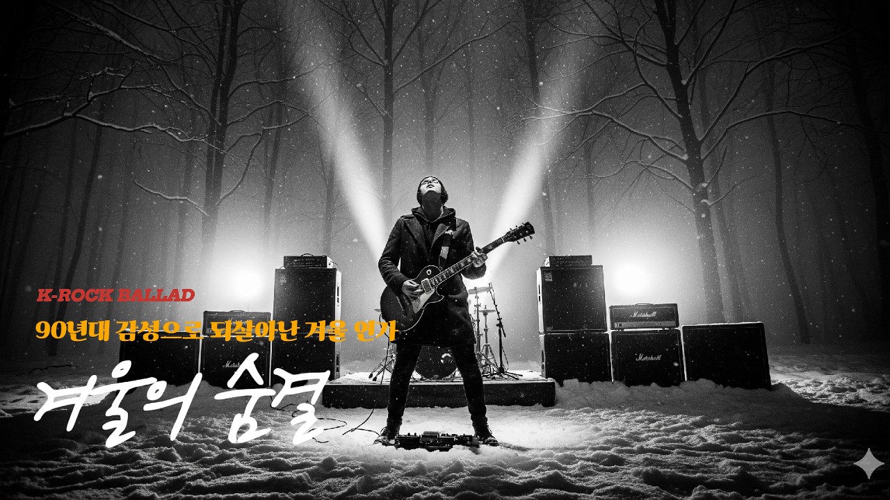 겨울의 숨결 (Breath of Winter) - RYKE | 아련한 90년대풍 감성 락발라드 #락발라드 #Rock #감성락발라드  #Rock Ballad