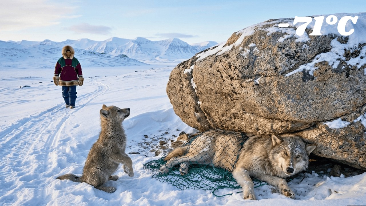 A Young Woman Saved a Frozen and Injured Mother Wolf — Then Something Unexpected Happened