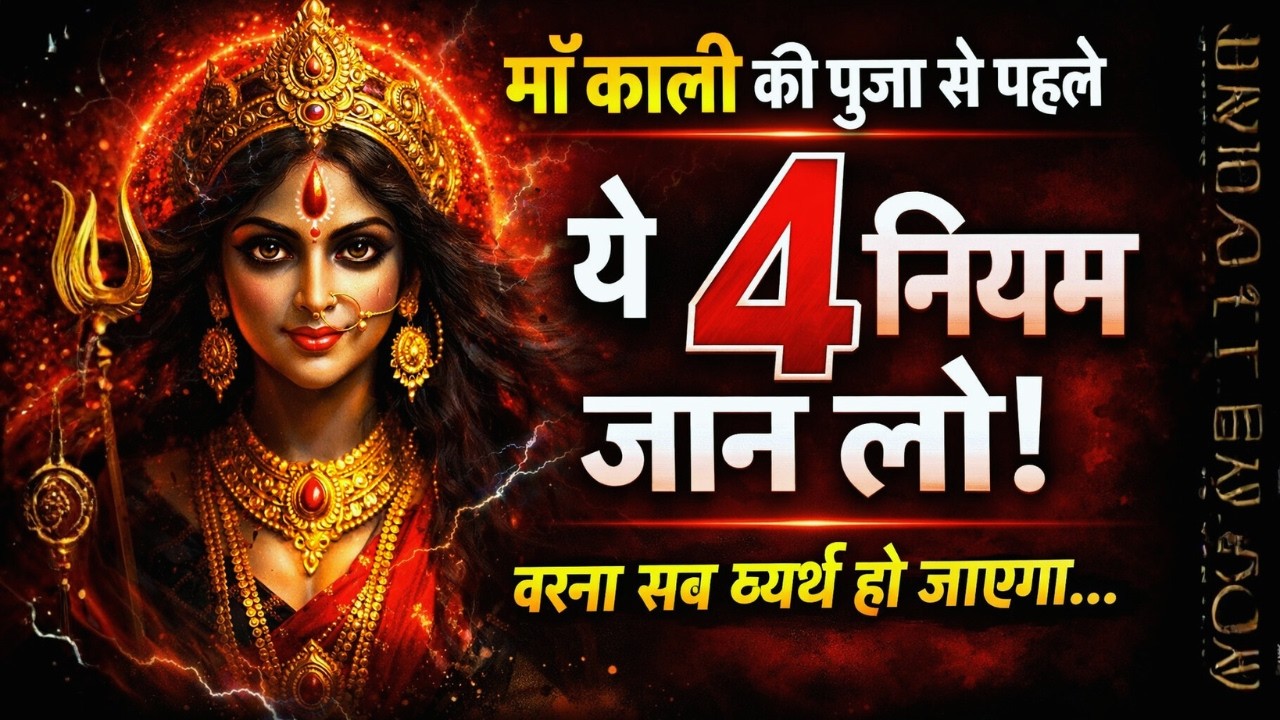 माँ काली की पूजा से पहले ये 4 नियम ज़रूर जान लें | बिना इनके पूजा अधूरी है | Kali Puja Rules
