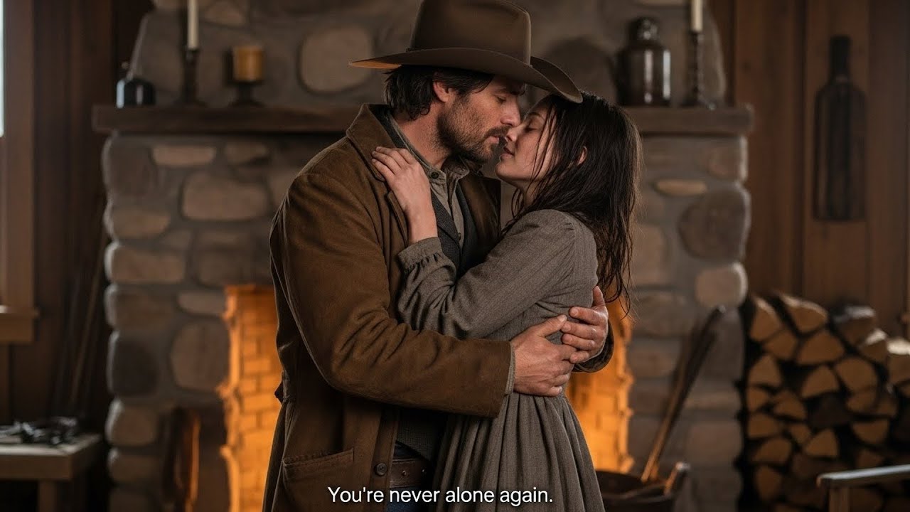 She Was Cast Into The Winter Cold Alone, The Cowboy Tracked Her And Said 