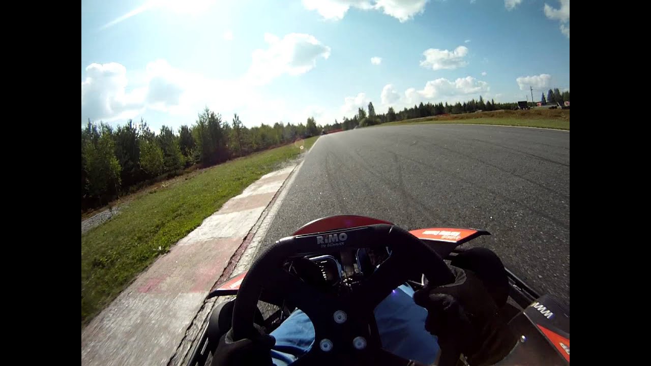 Trellet M&ouml;&ouml;ttekarting @ Ruuhim&auml;ki-Lievestuore B-Finaali (Jonkki) Gopro Helmet Cam