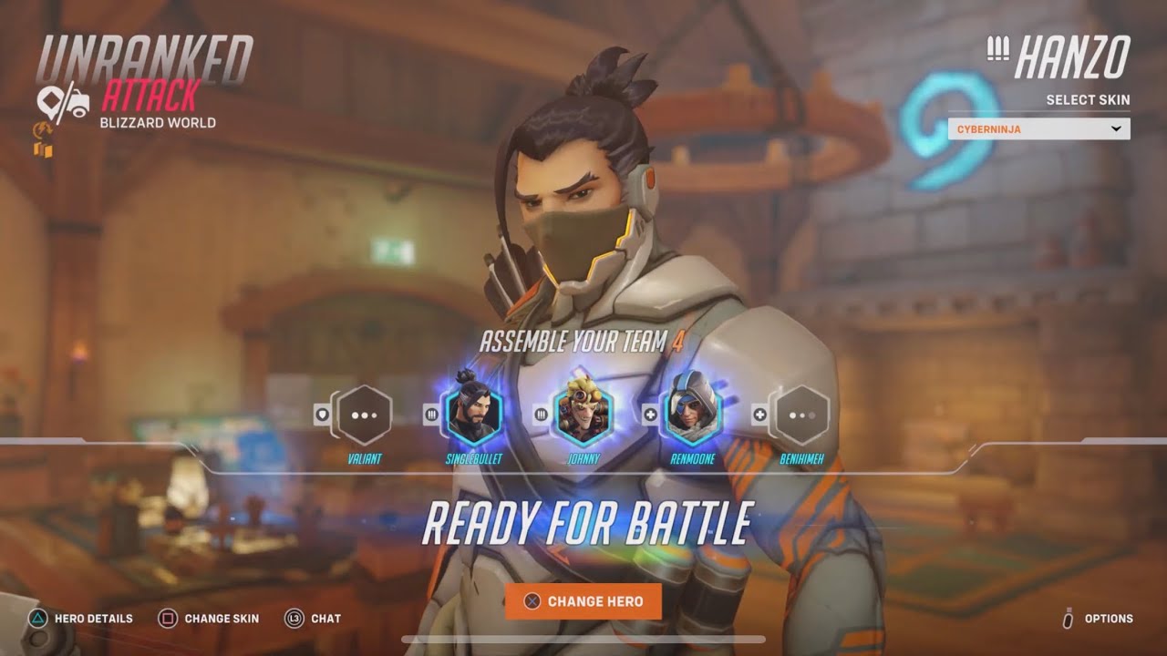 Overwatch 2 Hanzo Gameplay No Commentary) (Ps5) (1080p 60)