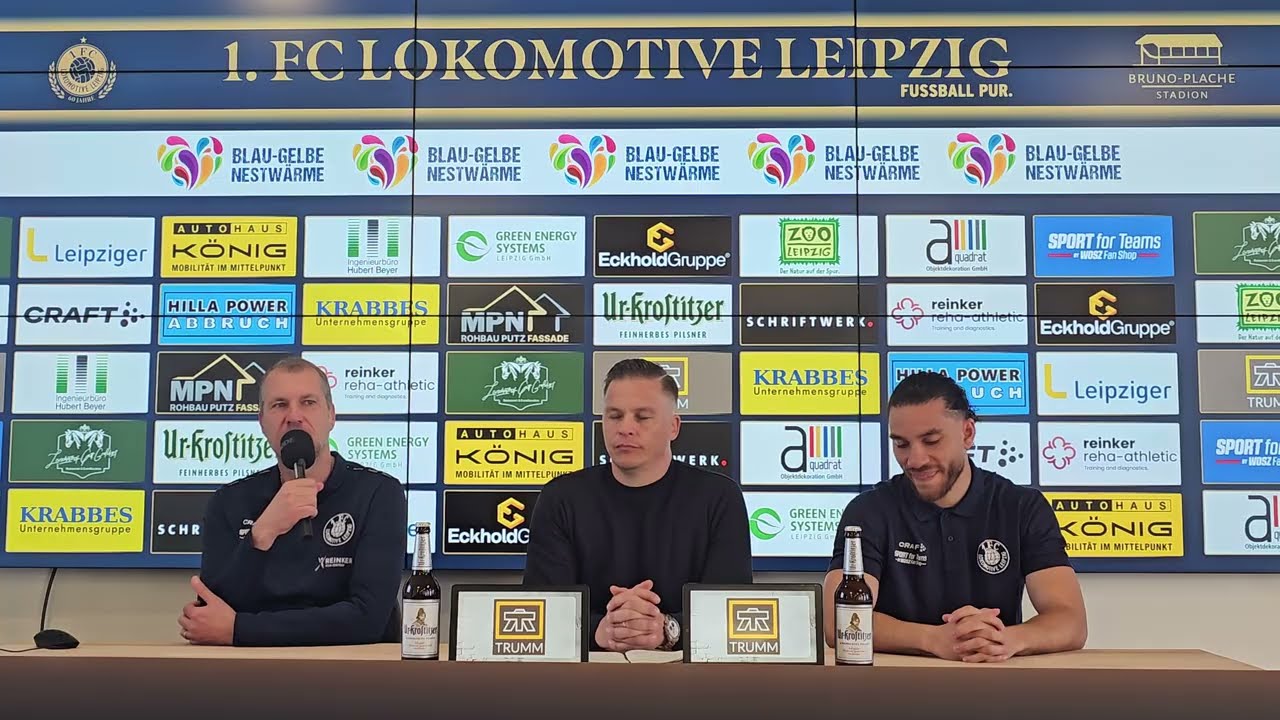 Pressegespräch (26. ST): 1. FC Lok Leipzig - Hertha BSC II
