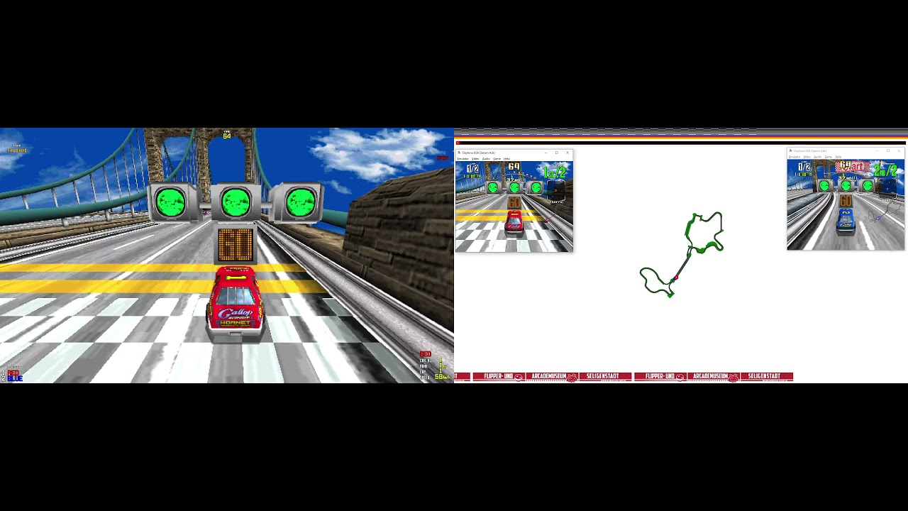 Daytona USA - Live Spectator Camera Test