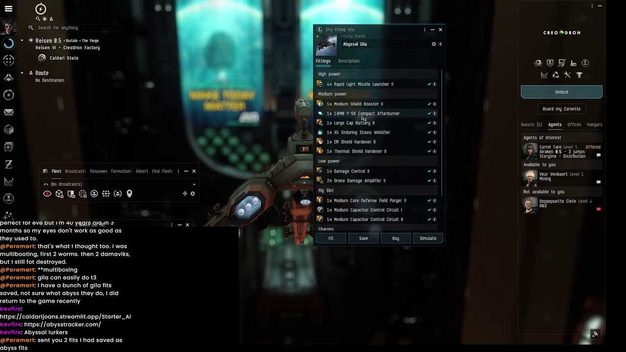 EVE online| abyss | First Affiliate stream