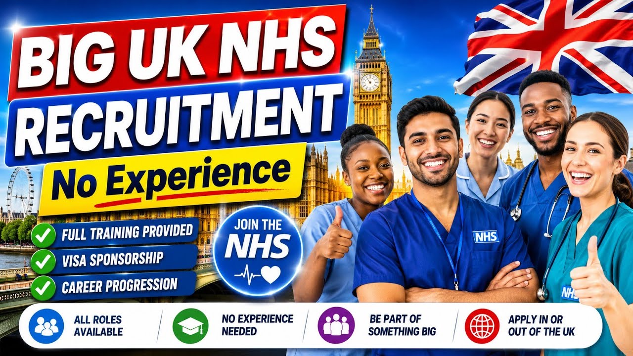 Вакансии помощника по уходу в NHS Великобритании со спонсорской визой