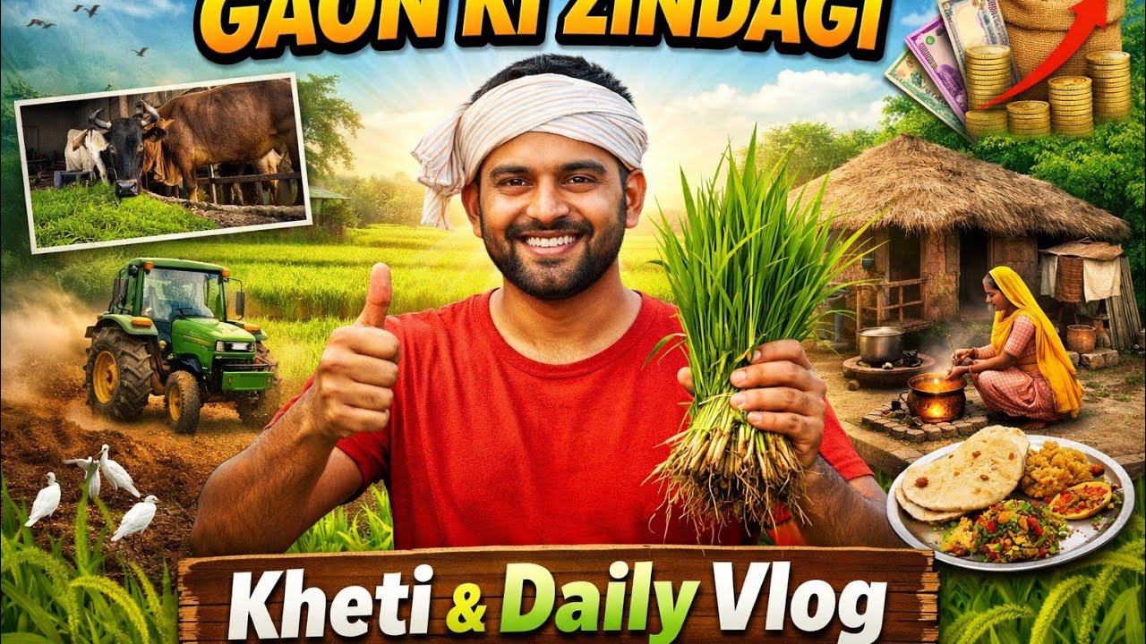 Subah Se Shaam Tak | Gaon Aur Kheti Vlog #Kheti#KisanVlog#FarmingIndia#DesiFarmer#VillageLife