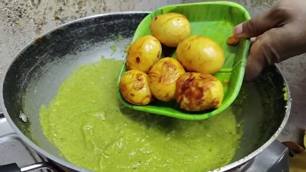 Hara Masala Ande ka Salan Recipe / Easy & So Tasty Recipe / Try it👩🏻‍🍳😋#Suscribe @Mahabubbeekitchen 