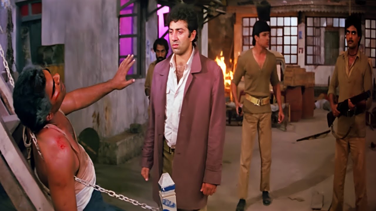 हम जेल से सिर्फ तुम्हारा खात्मा करने के लिए भागे है | Sunny Deol,Amrish Puri | Ghayal Superhit Scene