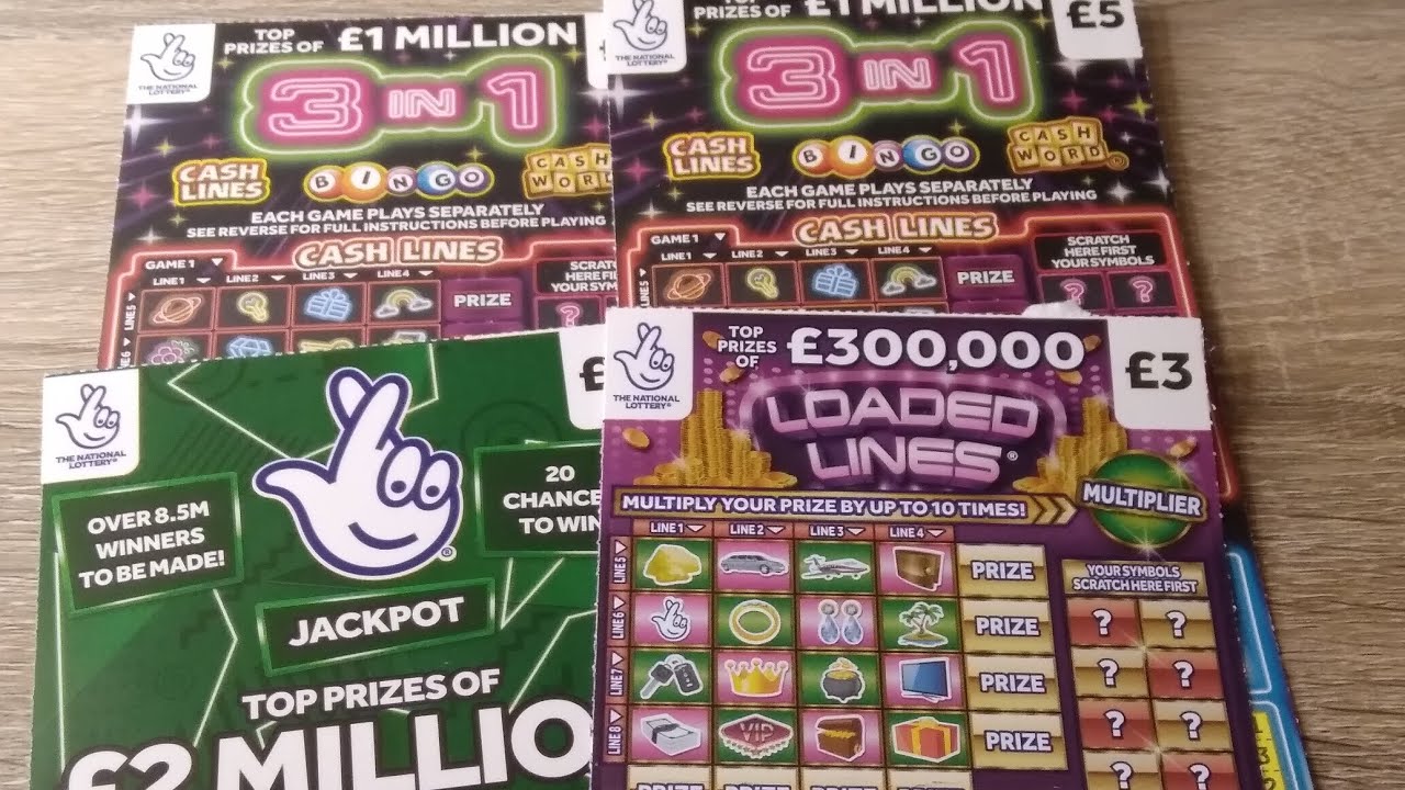 £18 mix of Lotto scratchcards 🤞🤞