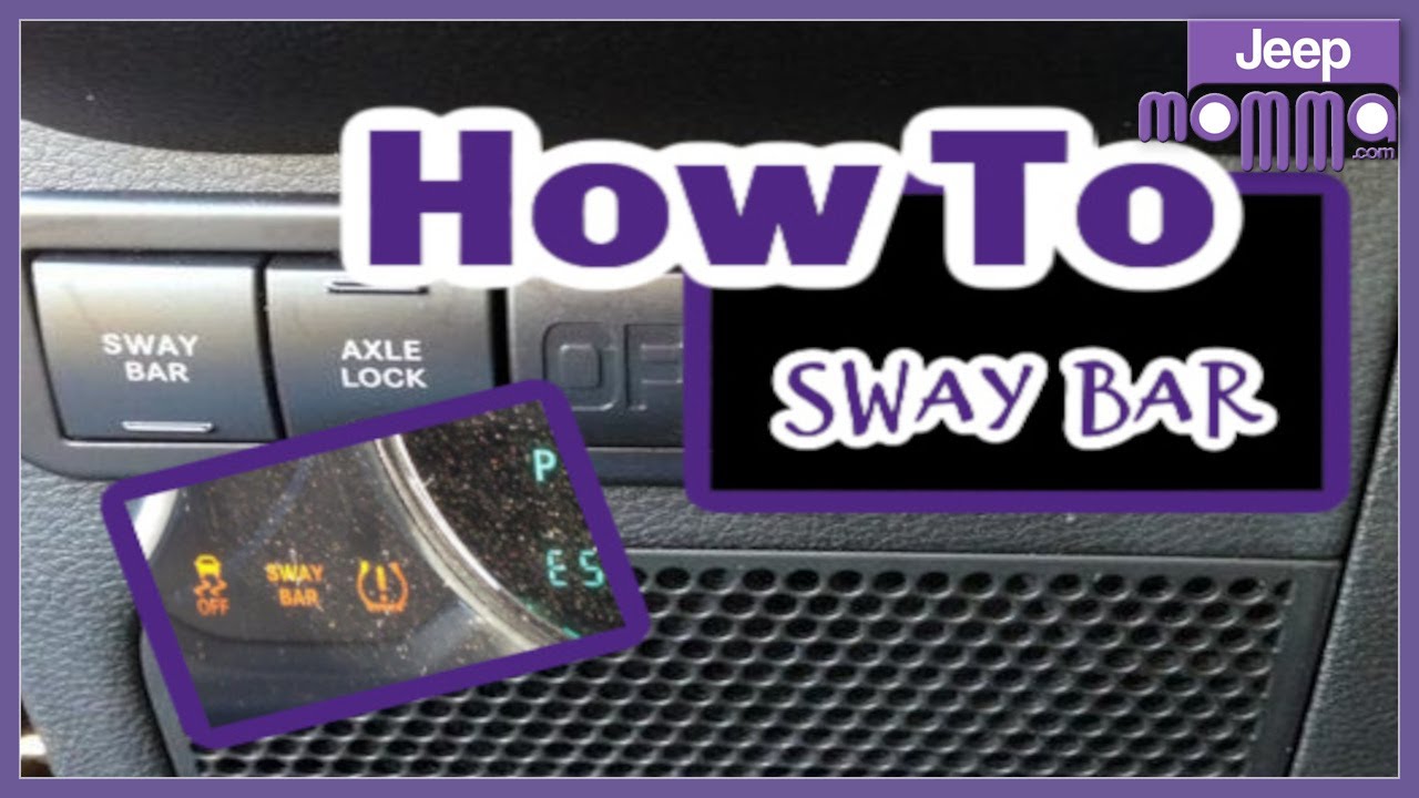 How to Use the Sway Bar Disconnect Button | Jeep Wrangler Rubicon