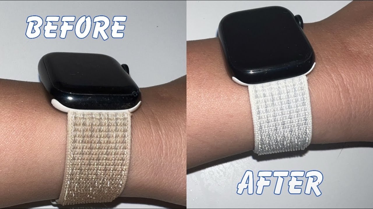 How to Clean Apple Watch Band! (Just soak, so EASY)