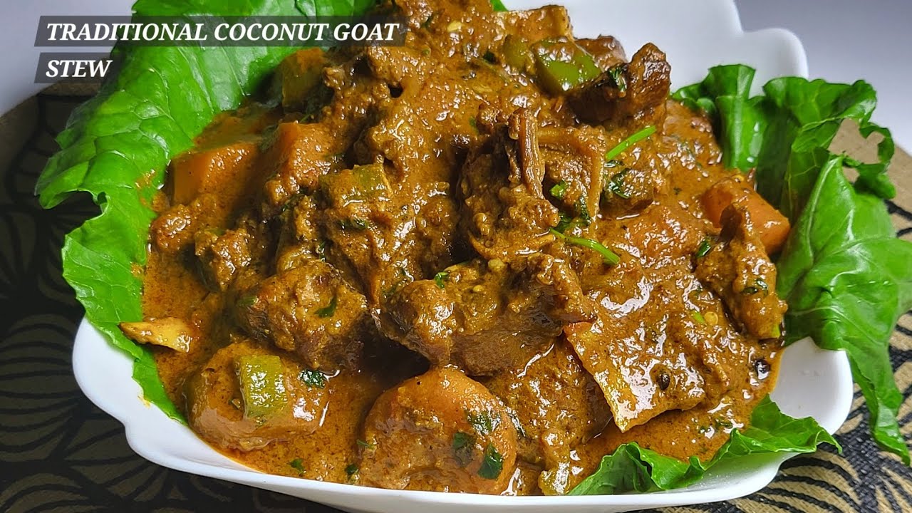How to Make Traditional Coconut Goat Stew | Slow Fire, Pure Flavor!