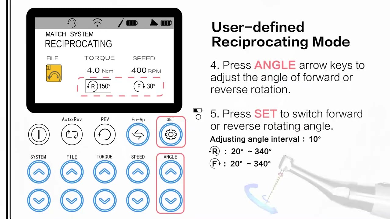 Woodpecker Endo Radar Plus Operating Instructions