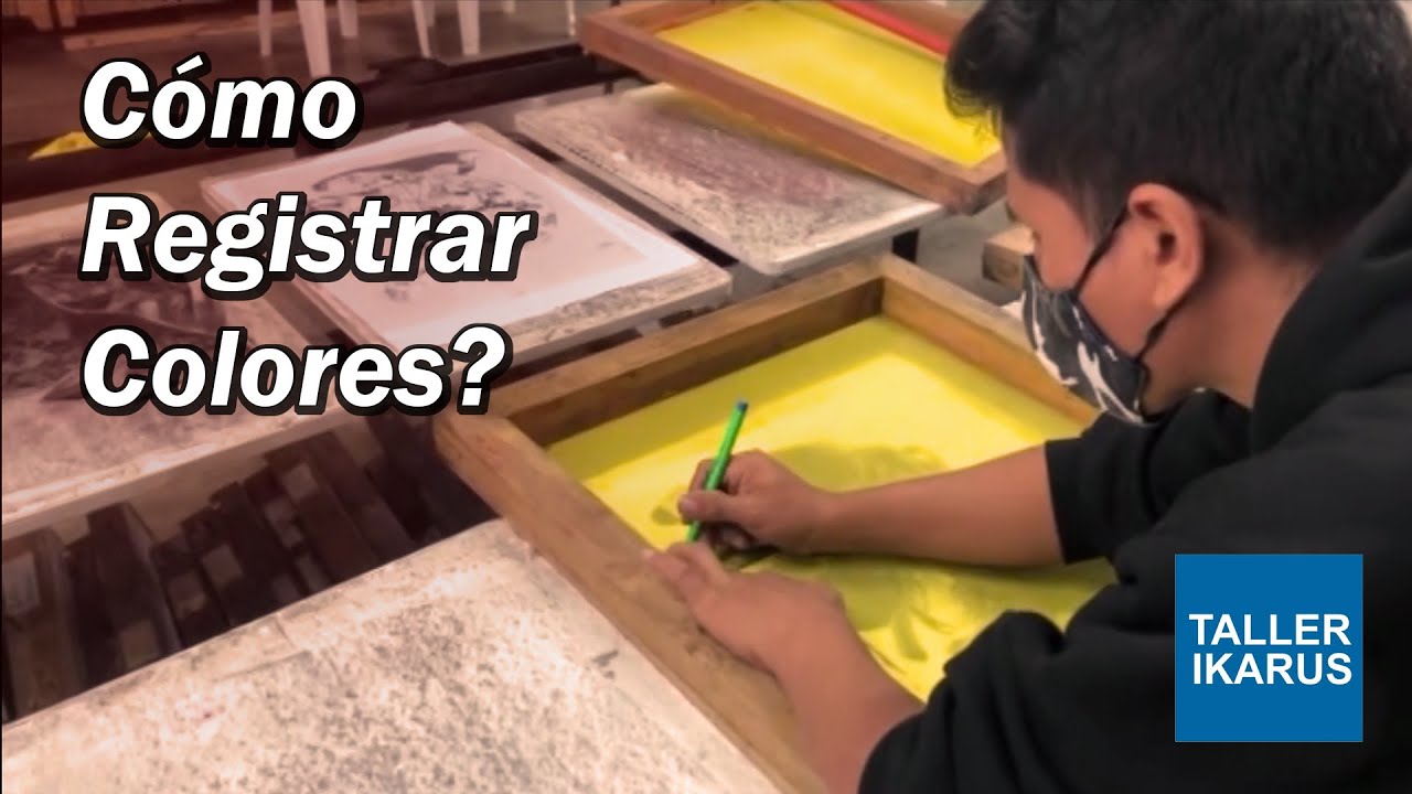 Como registrar varios colores en serigrafia?