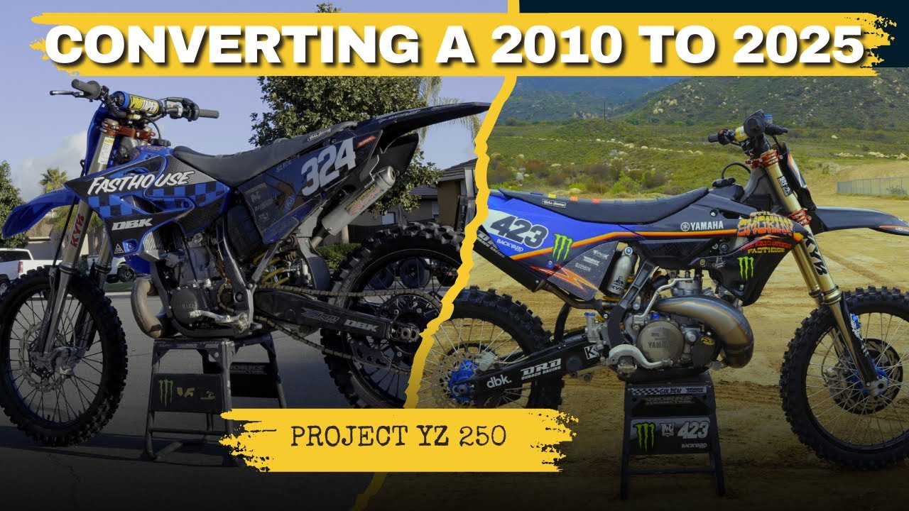 PROJECT YZ250 I converted a 2010 yz250 to make it look like a 2025 YZ250!