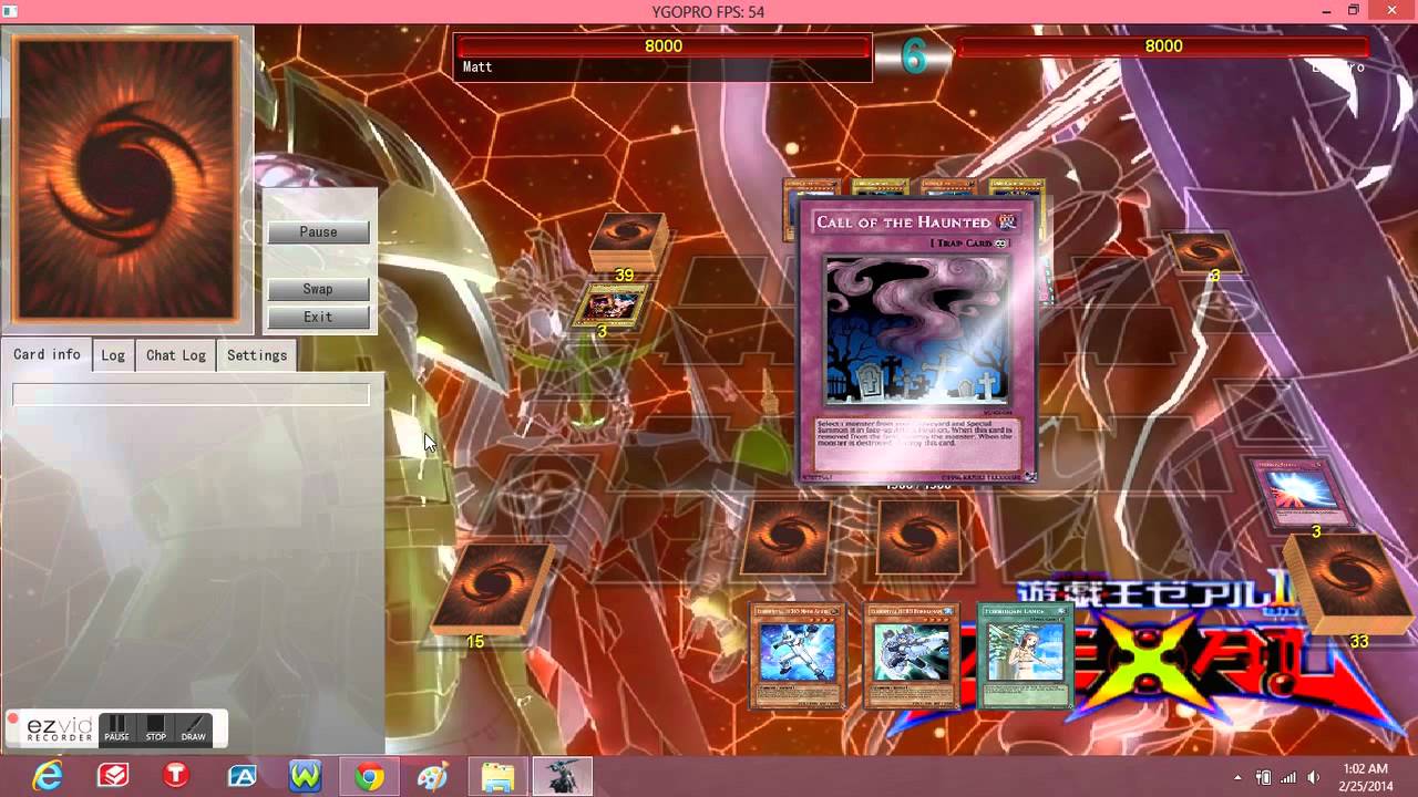 Team YGO Newbs YGOPro EZVid Video Test! Masked HERO vs. Dark Paladin!