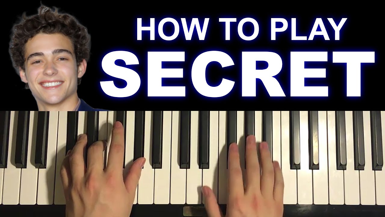 Joshua Bassett - Secret (Piano Tutorial Lesson)
