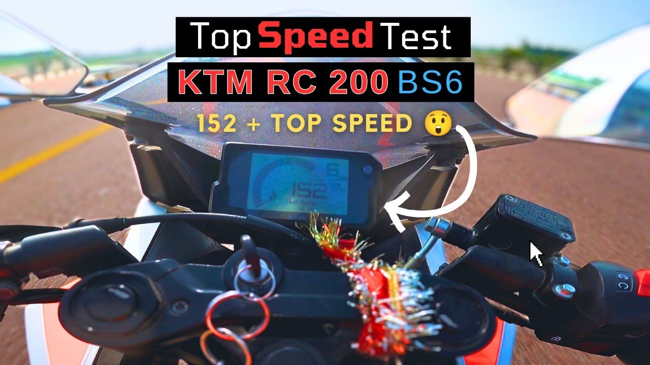KTM RC 200 BS6 Top Speed Test | Unexpected Result 😲🔥