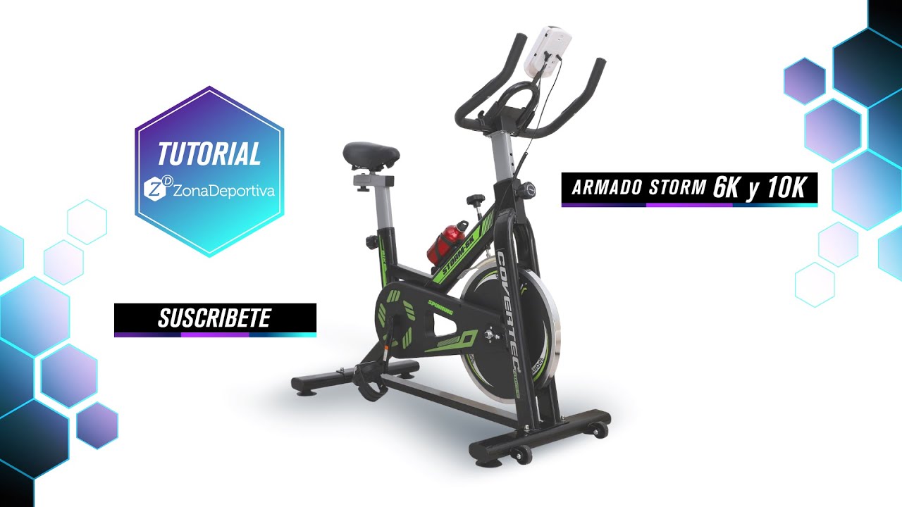 ARMADO BICICLETA SPINNING STORM 10K y 6K COVERTEC.