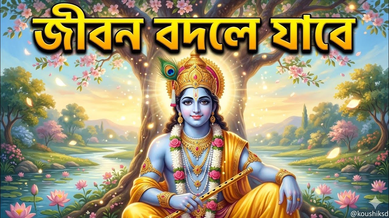 কেন আমাদের জীবনে দুঃখ আসে? শ্রীকৃষ্ণের অমৃতবাণী শুনুন | Srimad Bhagavad Gita Lesson 