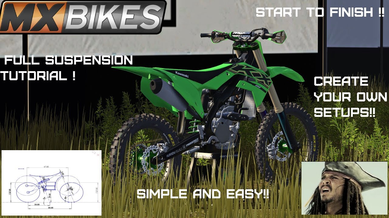 FULL (IN DEPTH) SUSPENSION TUTORIAL  EP:1 KX250F | MXBIKES