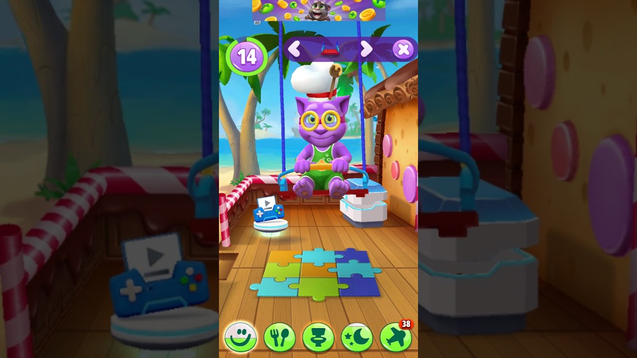 Talking Tom - Marat&oacute;n de Cortos I (Episodios 2)