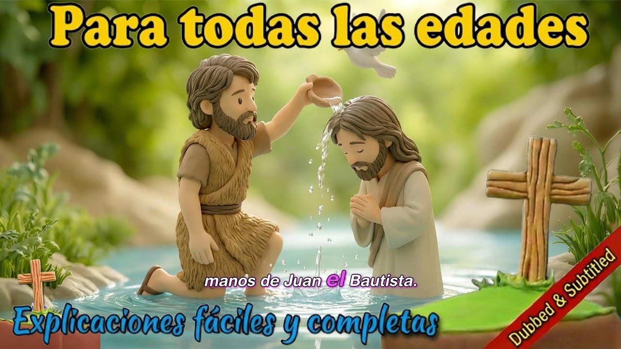 💡 El BAUTISMO del SEÑOR: El inicio de su vida pública y la VOZ del PADRE #biblia #catolicos